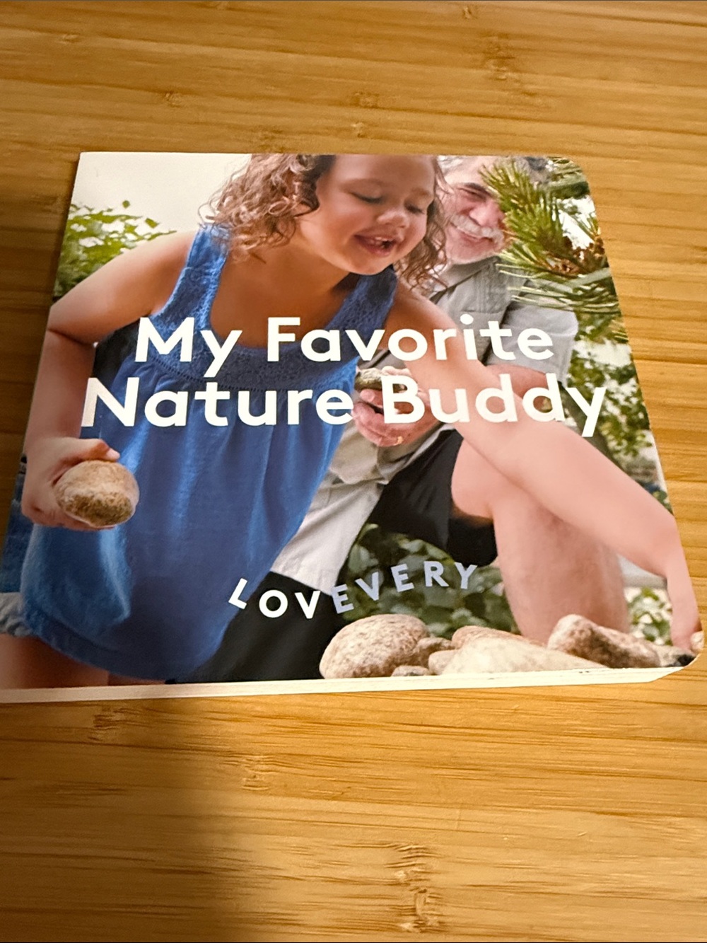 Lovevery My Favorite Nature Buddy Board Book - Blue